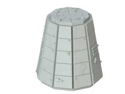 Sci Fi Object No 2897 Low Poly Low-poly 3D model