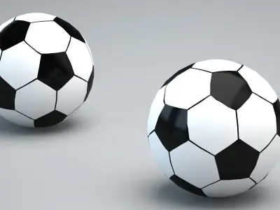 Football soccer ball 3D model