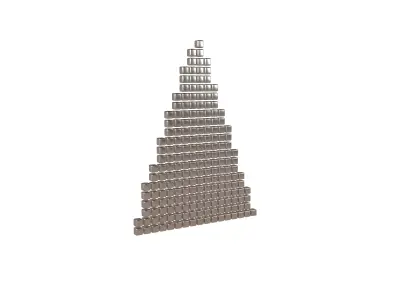 Arrow Cube Style v1 011 Low-poly 3D model