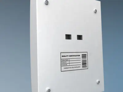 Wireless alarm beacon 3D model