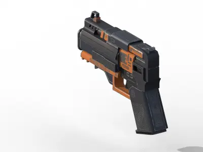 Starfield mod weapons Low-poly 3D model