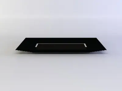 Floor platform down Low-poly 3D model