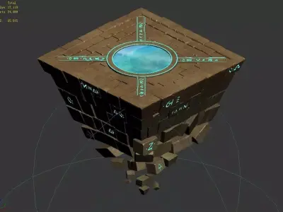 Titan Temple - Shitai 03 3D model