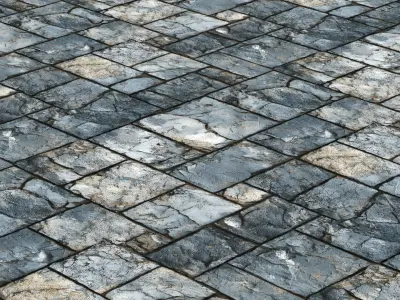 Cobblestone VOL01 4K Seamless PNG PBR Textures Texture
