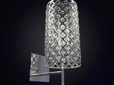 Wall Mount Glass Lamp 3D model