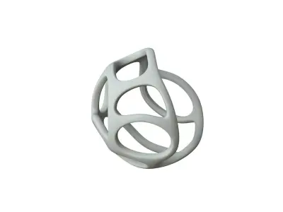 SciFi Cube Object No 37472 Low Poly Shape Texture