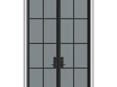 Entrance modern street Doors 3D model