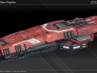 GSN Reinforcement Fleet Collection 3D Model Pack