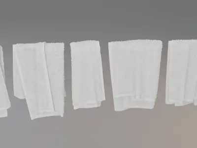 Towel Collection 3D model