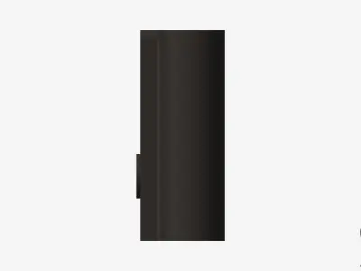 Wall Spout - Luxury - Swivel - Square Low-poly 3D model