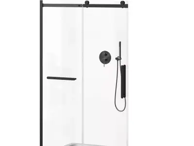 Shower corner and alcove door Vincea Como Soft 3D model