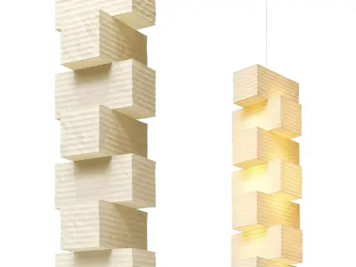Akari 36N pendant light 3D model