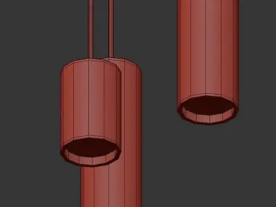 Casablanca pendant lamp 3D model