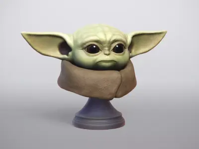 Baby Yoda - Star Wars The Mandalorian - printable 3D print model