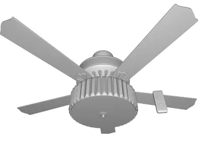 Ellefson Ceiling Fan Light  3D model
