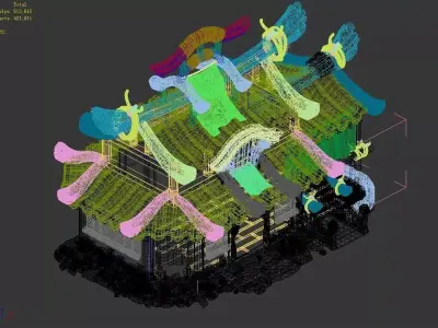 Beijing City - Qianpu 05 3D model