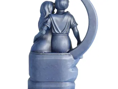 love statue 3D model