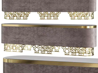 VICKY LOW CABINET BY GIUSEPPE IASPARRA Low-poly 3D model