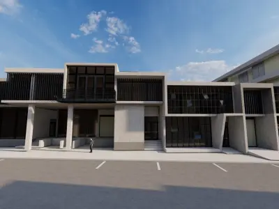 Futuristic Skyscraper-Building office-Modern office 3D model order