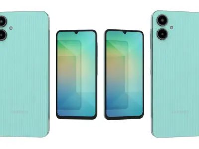 Samsung Galaxy A06 Light Green 3D model