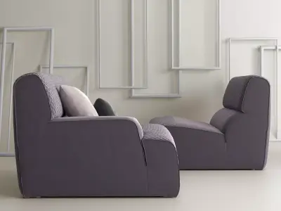 Rios Ego Sofa 180 3D model