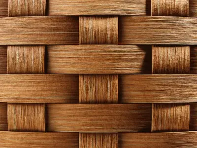 Bamboo Weave 02 - Seamless Texture