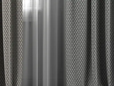 Curtain Set 298 3D model