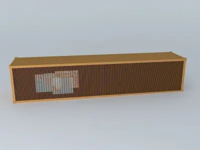 Old and abandoned container Free 3D model