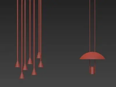 Pendant lamp 3D model 18