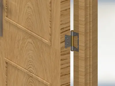 Bedroom door 3D model