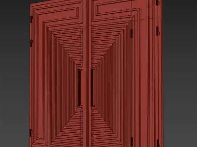 Gate black loft 3D model