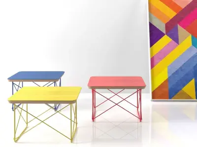 LTR eames side table 3D model