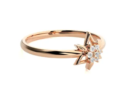 Women ring 3D print model 99