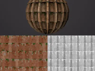 Roof Materials 2K-4K PBR ready Texture