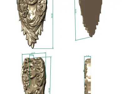 Angel Relief 3D print model