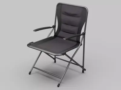 Padded Folding Chair 3D model