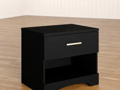 Gramercy Drawer Nightstand 3D model