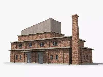Factory xx24 Low-poly 3D model