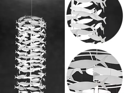 Chandelier Ocean 3D model