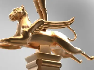 Independence Monument from Almaty Kazakhstan 3D model