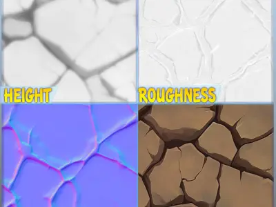 Stylized Ground Seamless Texture Texture