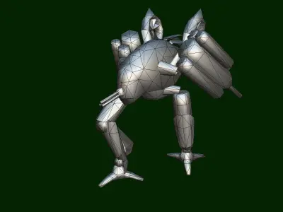 V5 Robots HCL Low-poly 3D model