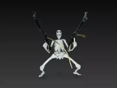 figura de esqueleto de fantasia  3D print model