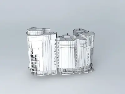 Residential house on Ventsek 1 Free 3D model