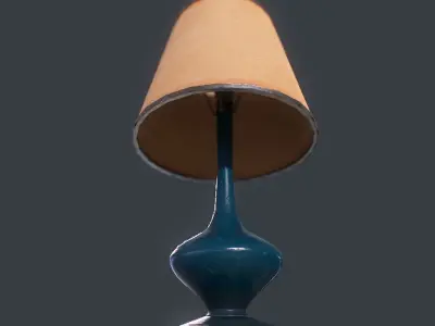 Table Lamp Low-poly 3D model
