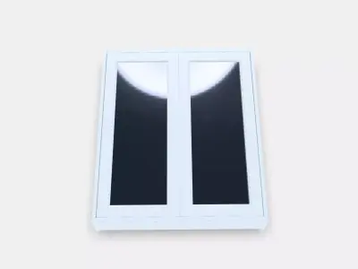 TANNFORSEN Mirror cabinet with doors 2 Low-poly 3D model