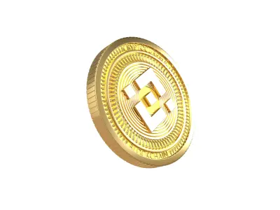 Binance Coin v4 001 3D model