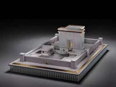 Herods Second Temple 3D model