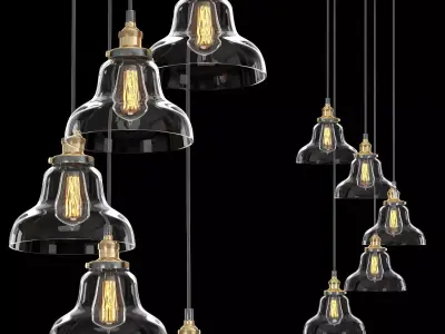 BOULANGERIE ROUND PENDANT 3D model