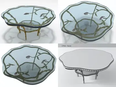 Cocktail Table 3D model purchase